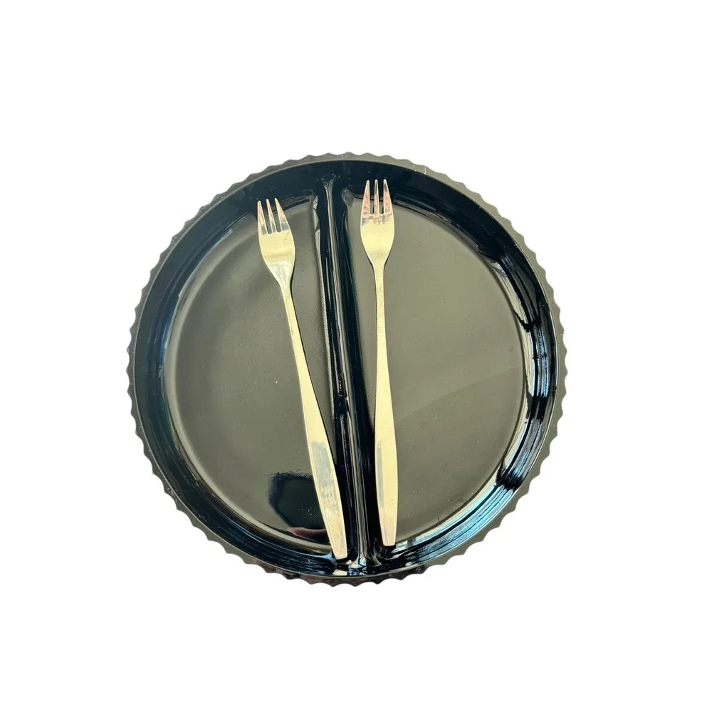 Northland Black Onyx Divided Relish Plate 7